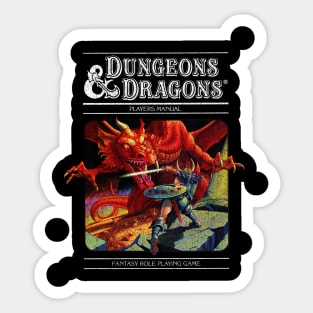 Vintage 70s Dungeons & Dragons Sticker